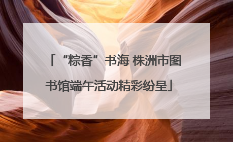 “粽香”书海 株洲市图书馆端午活动精彩纷呈
