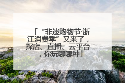 “非遗购物节·浙江消费季”又来了，探店、直播、云平台，你玩哪哪种