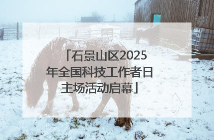 石景山区2025年全国科技工作者日主场活动启幕