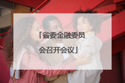 省委金融委员会召开会议