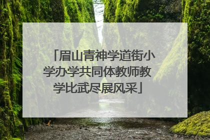 眉山青神学道街小学办学共同体教师教学比武尽展风采