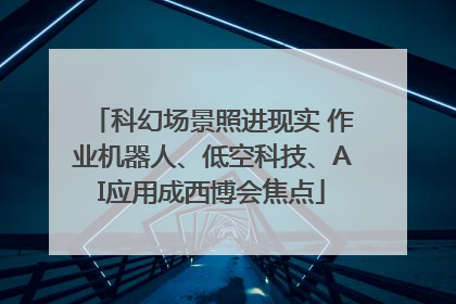 科幻场景照进现实 作业机器人、低空科技、AI应用成西博会焦点