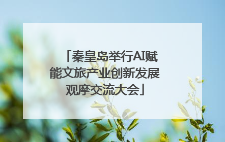 秦皇岛举行AI赋能文旅产业创新发展观摩交流大会
