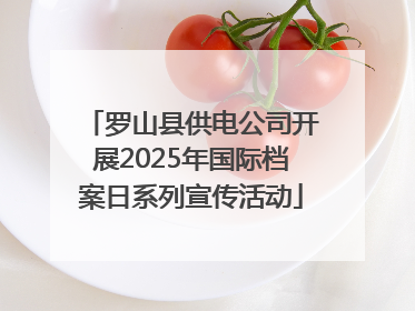 罗山县供电公司开展2025年国际档案日系列宣传活动