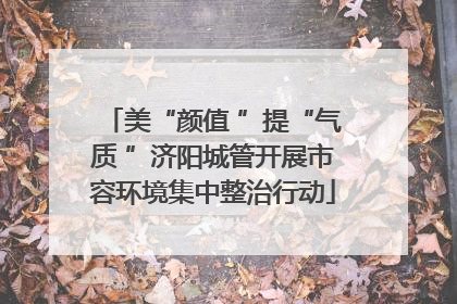 美“颜值 ”提“气质 ”济阳城管开展市容环境集中整治行动