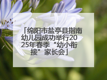 绵阳市盐亭县指南幼儿园成功举行2025年春季“幼小衔接”家长会