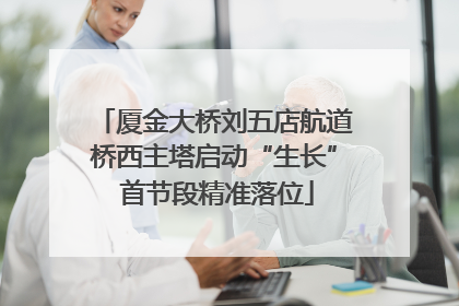 厦金大桥刘五店航道桥西主塔启动“生长” 首节段精准落位