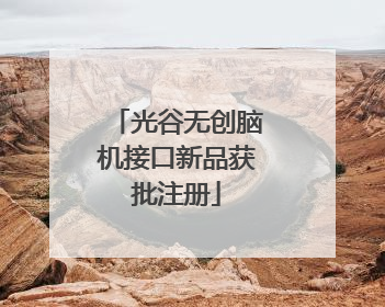 光谷无创脑机接口新品获批注册