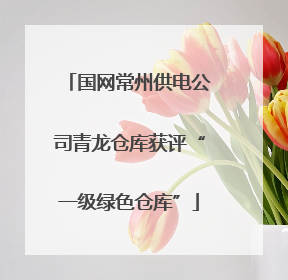 国网常州供电公司青龙仓库获评“一级绿色仓库”
