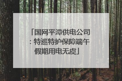 国网平潭供电公司：特巡特护保障端午假期用电无虞