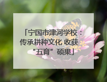 宁国市津河学校：传承耕种文化 收获“五育”硕果