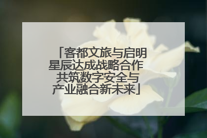客都文旅与启明星辰达成战略合作 共筑数字安全与产业融合新未来