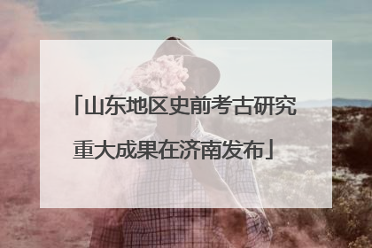 山东地区史前考古研究重大成果在济南发布