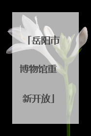 岳阳市博物馆重新开放