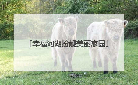 幸福河湖扮靓美丽家园