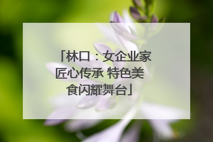 林口：女企业家匠心传承 特色美食闪耀舞台