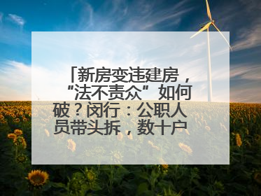 新房变违建房，“法不责众”如何破？闵行：公职人员带头拆，数十户违建清零