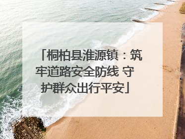 桐柏县淮源镇：筑牢道路安全防线 守护群众出行平安