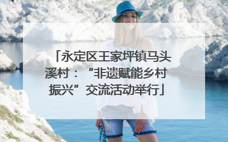 永定区王家坪镇马头溪村：“非遗赋能乡村振兴”交流活动举行