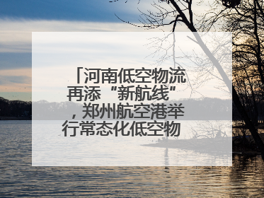 河南低空物流再添“新航线”，郑州航空港举行常态化低空物流试飞活动