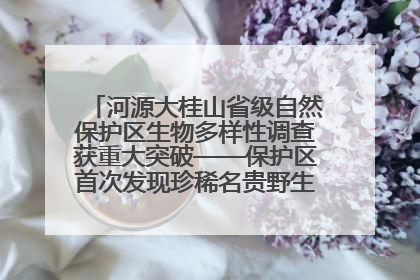 河源大桂山省级自然保护区生物多样性调查获重大突破——保护区首次发现珍稀名贵野生干巴菌与钝尾两头蛇