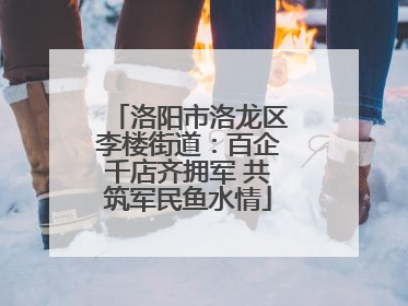 洛阳市洛龙区李楼街道：百企千店齐拥军 共筑军民鱼水情