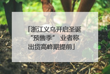 浙江义乌开启圣诞“预售季” 业者称出货高峰期提前