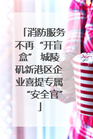 消防服务不再“开盲盒” 城陵矶新港区企业喜提专属“安全官”