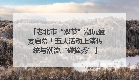 老北市“双节”潮玩盛宴启幕！五大活动上演传统与潮流“碰撞秀”