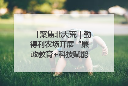 聚焦北大荒｜勤得利农场开展“廉政教育+科技赋能”主题党日活动