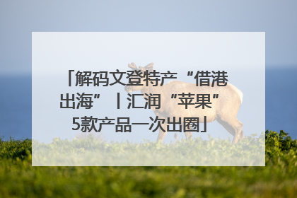 解码文登特产“借港出海”丨汇润“苹果”5款产品一次出圈