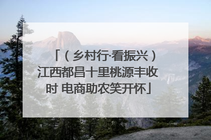 （乡村行·看振兴）江西都昌十里桃源丰收时 电商助农笑开怀