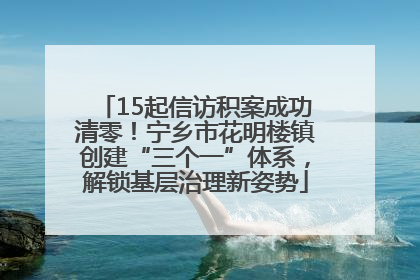 15起信访积案成功清零！宁乡市花明楼镇创建“三个一”体系，解锁基层治理新姿势