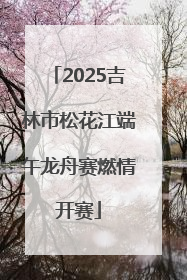 2025吉林市松花江端午龙舟赛燃情开赛