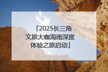 2025长三角文旅大咖海南深度体验之旅启动