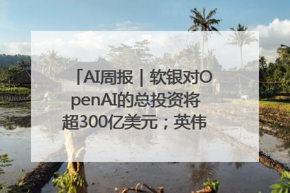AI周报｜软银对OpenAI的总投资将超300亿美元；英伟达市值重回美股第一
